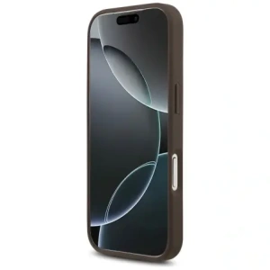 Guess 4G Velké logo Apple iPhone 17 Pro hnědý