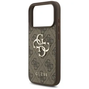 Etui Guess 4G Big Logo do Apple iPhone 17 Pro brązowy