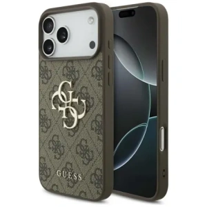 Etui Guess 4G Big Logo do Apple iPhone 17 Pro Max brązowy