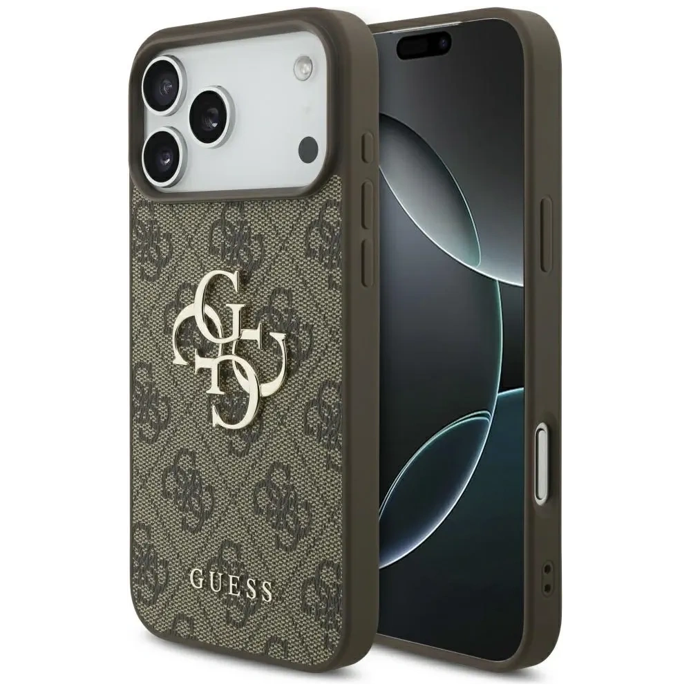Etui Guess 4G Big Logo do Apple iPhone 17 Pro Max brązowy