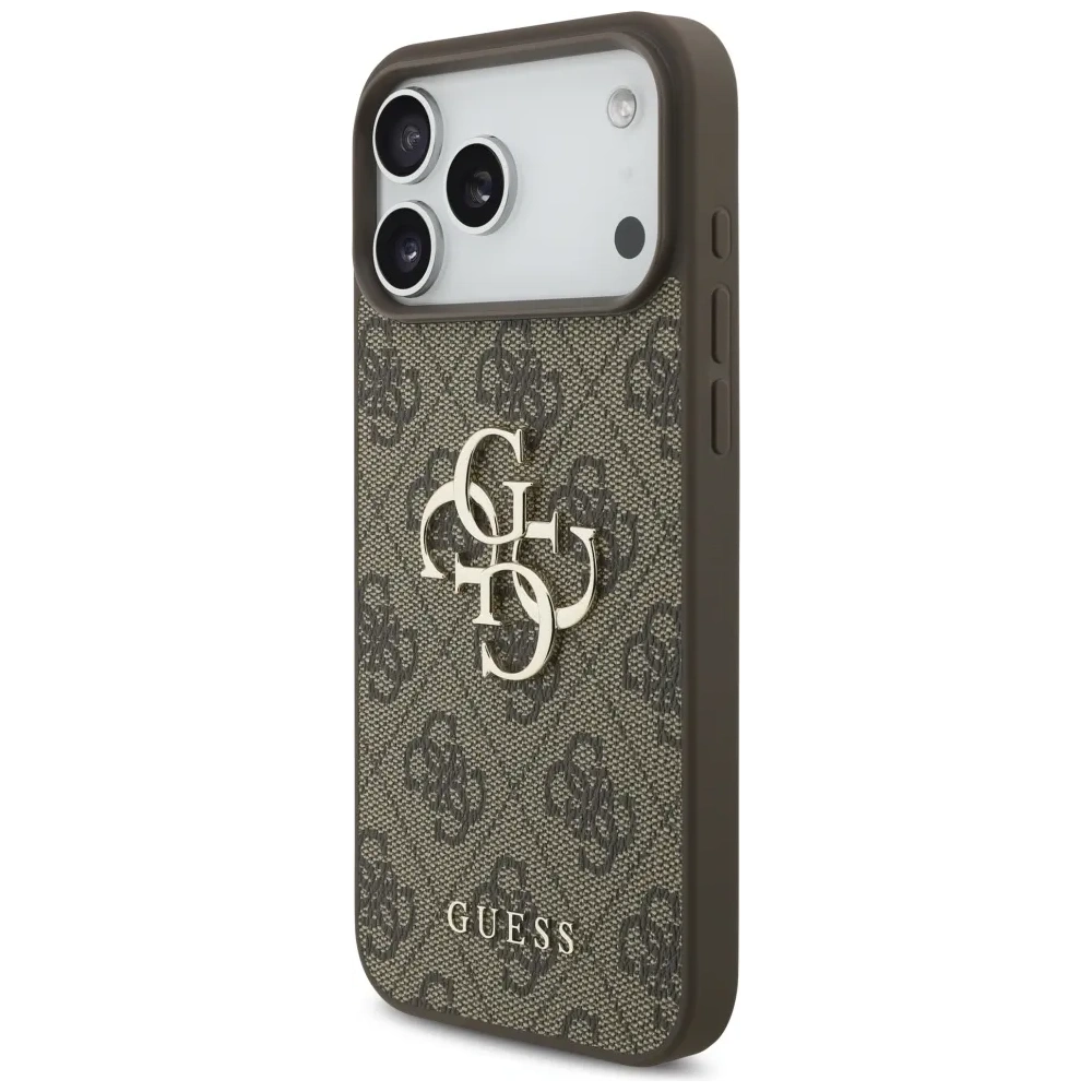 Etui Guess 4G Big Logo do Apple iPhone 17 Pro Max brązowy