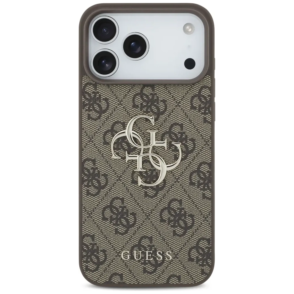 Etui Guess 4G Big Logo do Apple iPhone 17 Pro Max brązowy