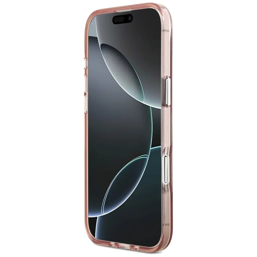 Etui Karl Lagerfeld IML Choupette Sketch Logo MagSafe do Apple iPhone Air różowy