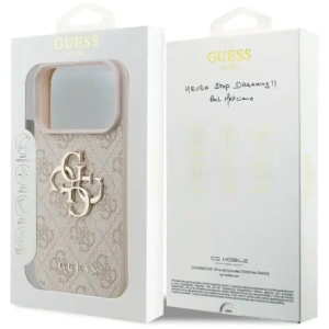 Etui Guess 4G Big Logo do Apple iPhone 17 Pro różowy