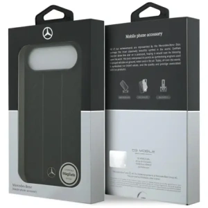 Kožené pruhy vavřínu Mercedes MagSafe pro Apple iPhone Air černé