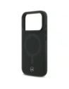Etui Mercedes Plain Smooth Leather MagSafe do Apple iPhone 17 Pro czarny