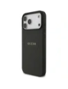 Etui Guess Grained Ring MagSafe do Apple iPhone 17 Pro Max czarny