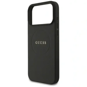 Guess Grained Ring MagSafe Apple iPhone 17 Pro Max fekete