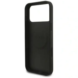 Guess Grained Ring MagSafe Apple iPhone 17 Pro Max černý