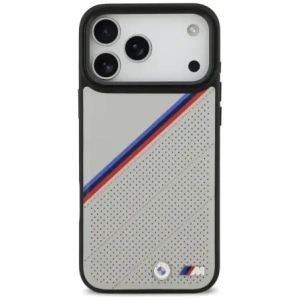 BMW M Tricolor Metal Logo MagSafe Apple iPhone 17 Pro Max šedá