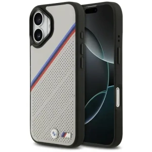 BMW M Tricolor Metal Logo MagSafe Apple iPhone 17 šedá
