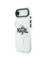 Etui Karl Lagerfeld IML Karl Sketch Logo MagSafe do Apple iPhone Air przezroczysty