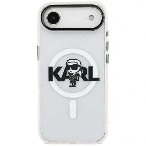 Etui Karl Lagerfeld IML Karl Sketch Logo MagSafe do Apple iPhone Air przezroczysty