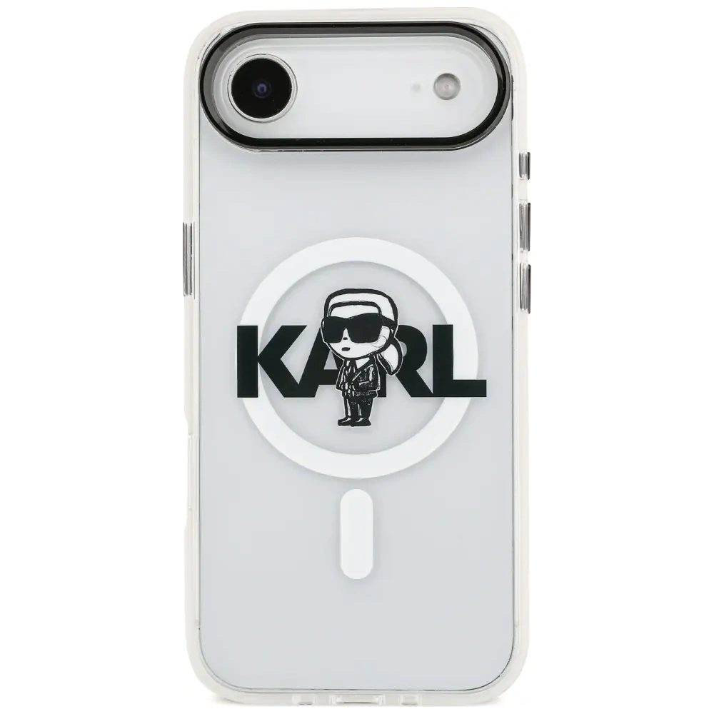 Etui Karl Lagerfeld IML Karl Sketch Logo MagSafe do Apple iPhone Air przezroczysty