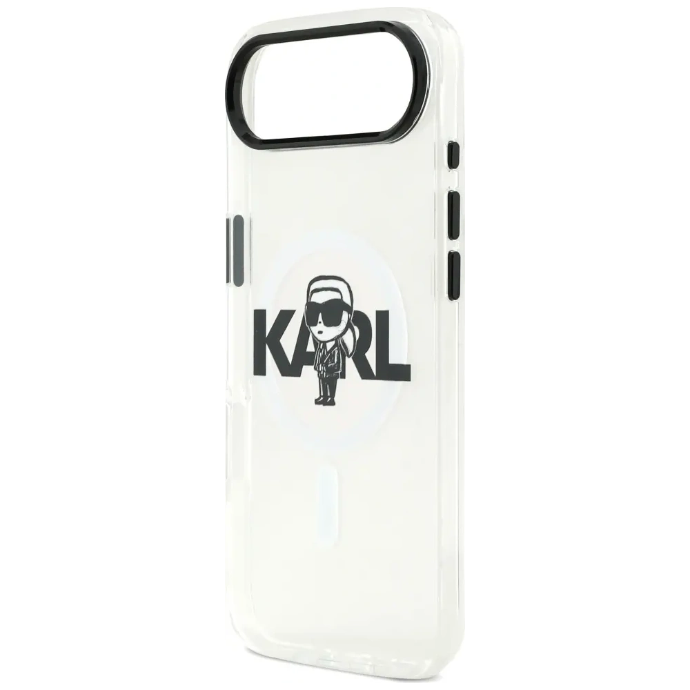 Etui Karl Lagerfeld IML Karl Sketch Logo MagSafe do Apple iPhone Air przezroczysty