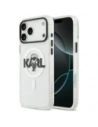 Etui Karl Lagerfeld IML Karl Sketch Logo MagSafe do Apple iPhone 17 Pro Max przezroczysty