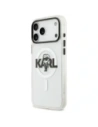 Etui Karl Lagerfeld IML Karl Sketch Logo MagSafe do Apple iPhone 17 Pro Max przezroczysty