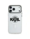 Etui Karl Lagerfeld IML Karl Sketch Logo MagSafe do Apple iPhone 17 Pro Max przezroczysty