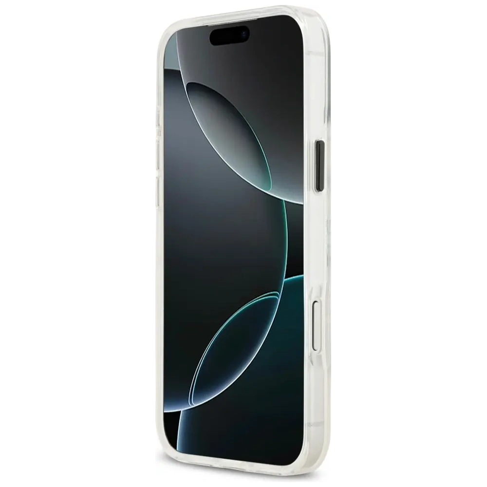 Etui Karl Lagerfeld IML Karl Sketch Logo MagSafe do Apple iPhone 17 Pro Max przezroczysty