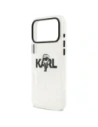 Etui Karl Lagerfeld IML Karl Sketch Logo MagSafe do Apple iPhone 17 Pro Max przezroczysty
