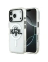 Etui Karl Lagerfeld IML Karl Sketch Logo MagSafe do Apple iPhone 17 Pro przezroczysty