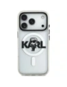 Etui Karl Lagerfeld IML Karl Sketch Logo MagSafe do Apple iPhone 17 Pro przezroczysty