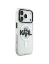Etui Karl Lagerfeld IML Karl Sketch Logo MagSafe do Apple iPhone 17 Pro przezroczysty