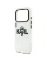 Etui Karl Lagerfeld IML Karl Sketch Logo MagSafe do Apple iPhone 17 Pro przezroczysty