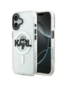 Etui Karl Lagerfeld IML Karl Sketch Logo MagSafe do Apple iPhone 17 przezroczysty