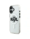 Etui Karl Lagerfeld IML Karl Sketch Logo MagSafe do Apple iPhone 17 przezroczysty