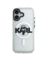 Etui Karl Lagerfeld IML Karl Sketch Logo MagSafe do Apple iPhone 17 przezroczysty
