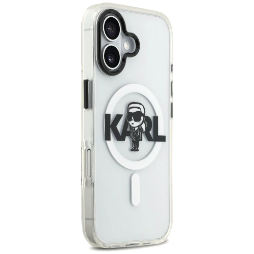 Etui Karl Lagerfeld IML Karl Sketch Logo MagSafe do Apple iPhone 17 przezroczysty