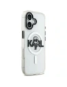 Etui Karl Lagerfeld IML Karl Sketch Logo MagSafe do Apple iPhone 17 przezroczysty