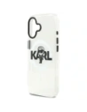 Etui Karl Lagerfeld IML Karl Sketch Logo MagSafe do Apple iPhone 17 przezroczysty