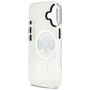 Etui Karl Lagerfeld IML Karl Sketch Logo MagSafe do Apple iPhone 17 przezroczysty