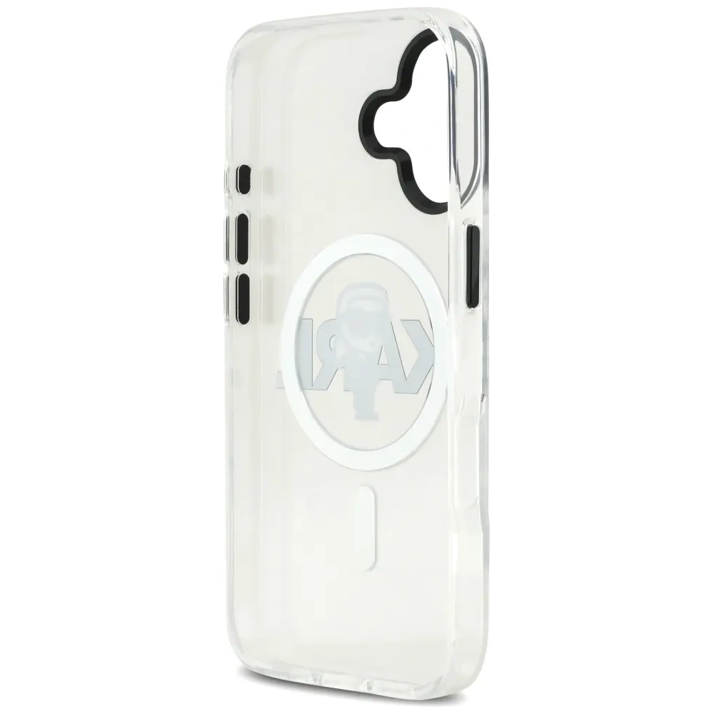 Etui Karl Lagerfeld IML Karl Sketch Logo MagSafe do Apple iPhone 17 przezroczysty