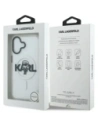 Etui Karl Lagerfeld IML Karl Sketch Logo MagSafe do Apple iPhone 17 przezroczysty