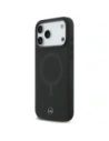Etui Mercedes Plain Smooth Leather MagSafe do Apple iPhone 17 Pro Max czarny