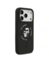 Etui Karl Lagerfeld Silicone Karl&Choupette Ring MagSafe do Apple iPhone 17 Pro Max czarny