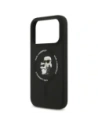 Etui Karl Lagerfeld Silicone Karl&Choupette Ring MagSafe do Apple iPhone 17 Pro Max czarny