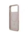 Etui Karl Lagerfeld Silicone Karl&Choupette Ring MagSafe do Apple iPhone 17 Pro Max różowy