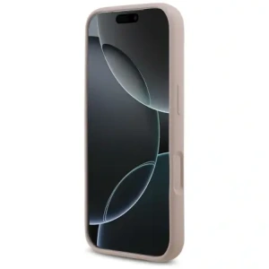 Karl Lagerfeld Silikonový prsten Karl&Choupette MagSafe pro Apple iPhone 17 Pro růžový