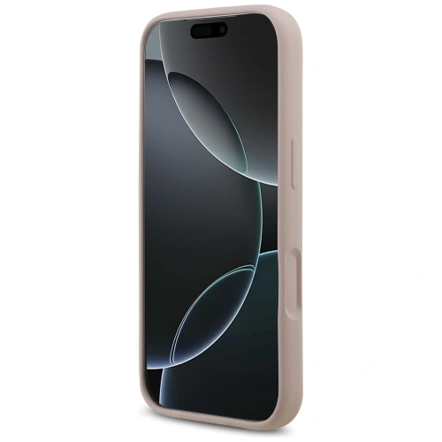 Etui Karl Lagerfeld Silicone Karl&Choupette Ring MagSafe do Apple iPhone 17 Pro różowy