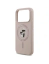 Etui Karl Lagerfeld Silicone Karl&Choupette Ring MagSafe do Apple iPhone 17 Pro różowy