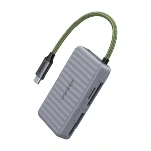 Czytnik kart USB-C UGREEN CM868 2xSD1xTF 170MB/s (szary)