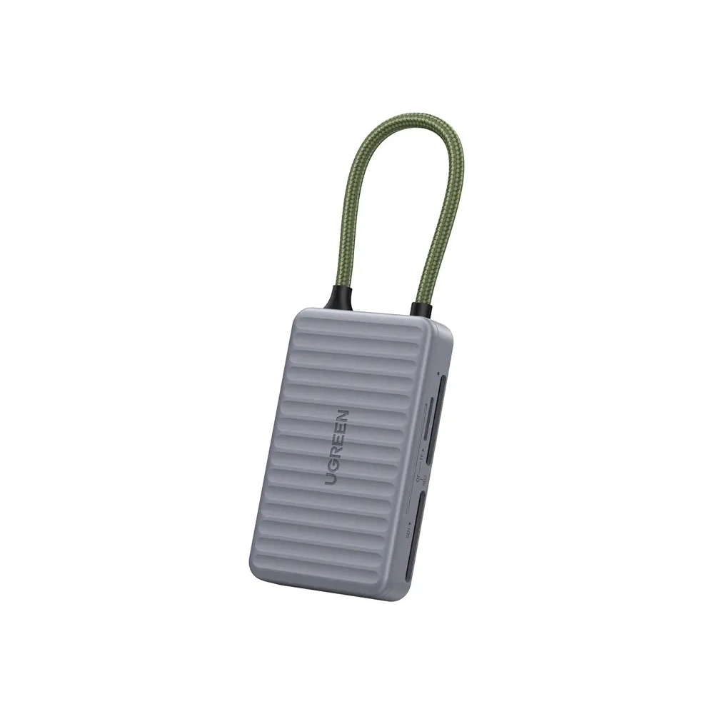 Czytnik kart USB-C UGREEN CM868 2xSD1xTF 170MB/s (szary)