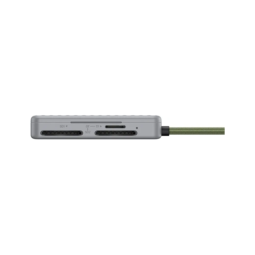 Czytnik kart USB-C UGREEN CM868 2xSD1xTF 170MB/s (szary)
