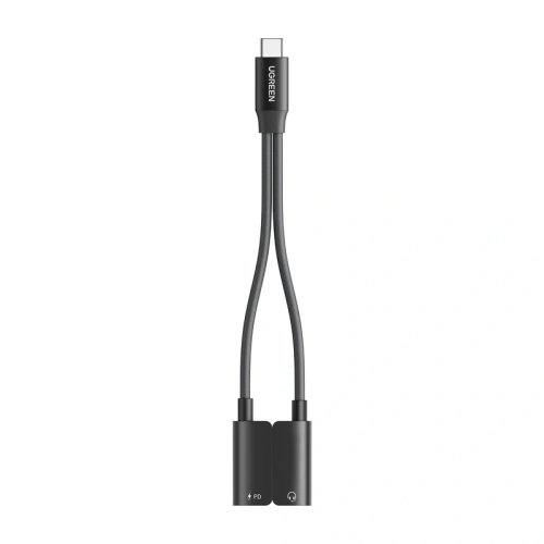Karta dźwiękowa UGREEN CM821 USB-C / 2x USB-C (czarna)