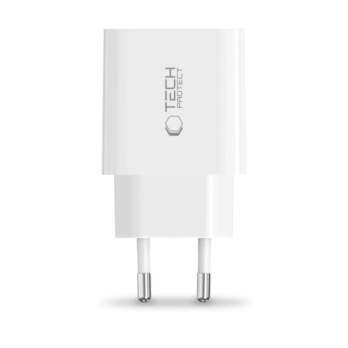[CR] Ładowarka sieciowa Tech-Protect NC20W 1-port USB-C Network Charger PD20W White