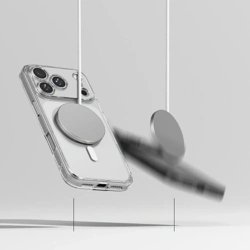 Etui Ringke Fusion Magnetic MagSafe do Apple iPhone 17 Pro Max Clear